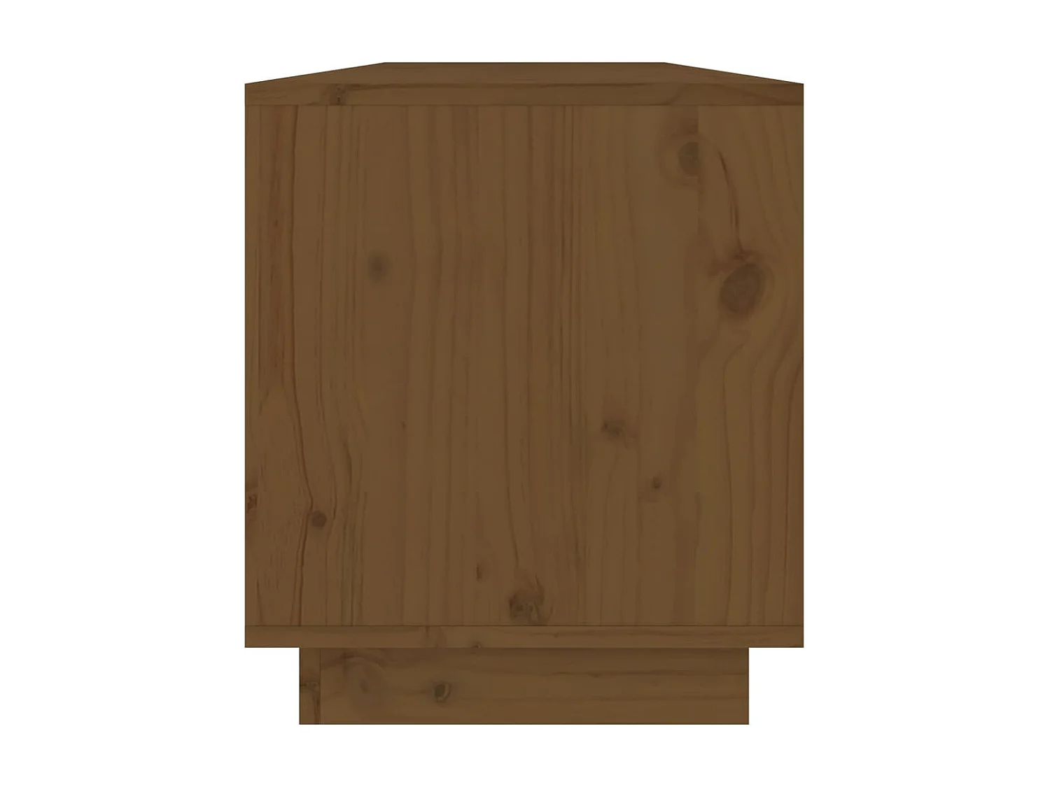 Amber  Tv-meubel 110,5x34x40 cm massief grenenhout honingbruin