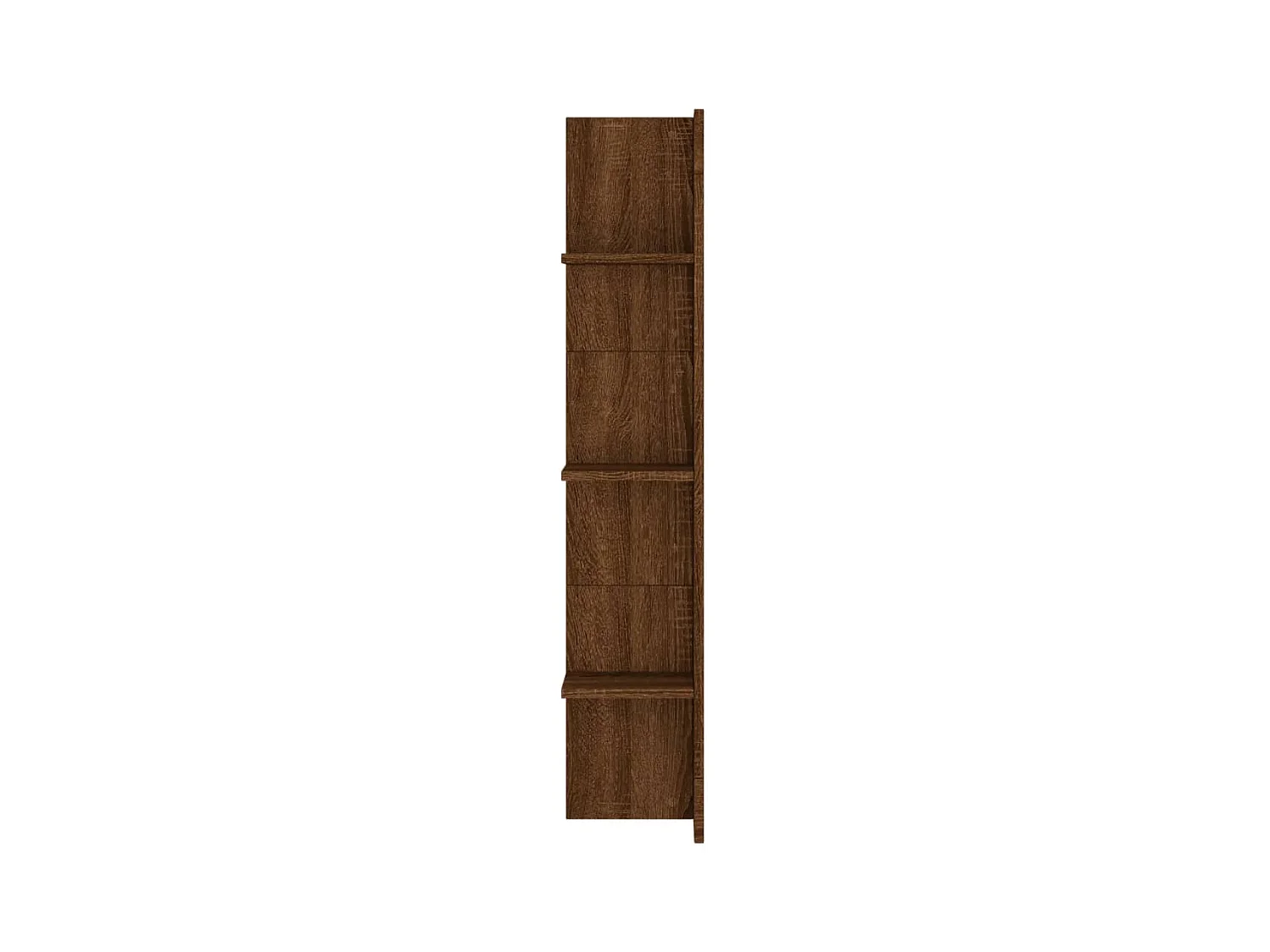 Mykdal  Meuble TV chêne marron 152x22x113 cm bois d'ingénierie