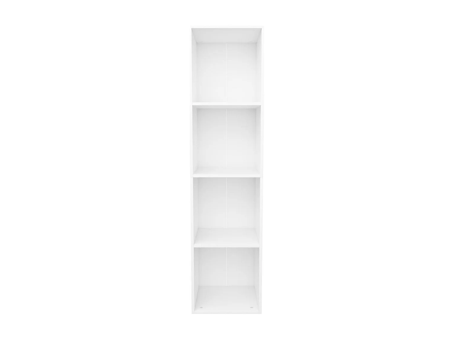 Pieter  Bibliothèque/Meuble TV Blanc 36x30x143 cm Bois d'ingénierie