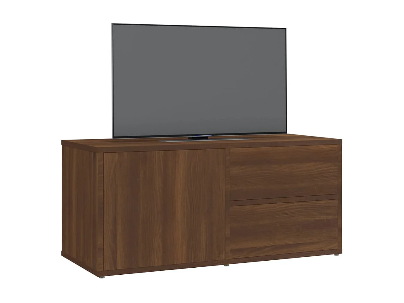 Waianae  Meuble TV Chêne marron 80x34x36 cm Bois d'ingénierie