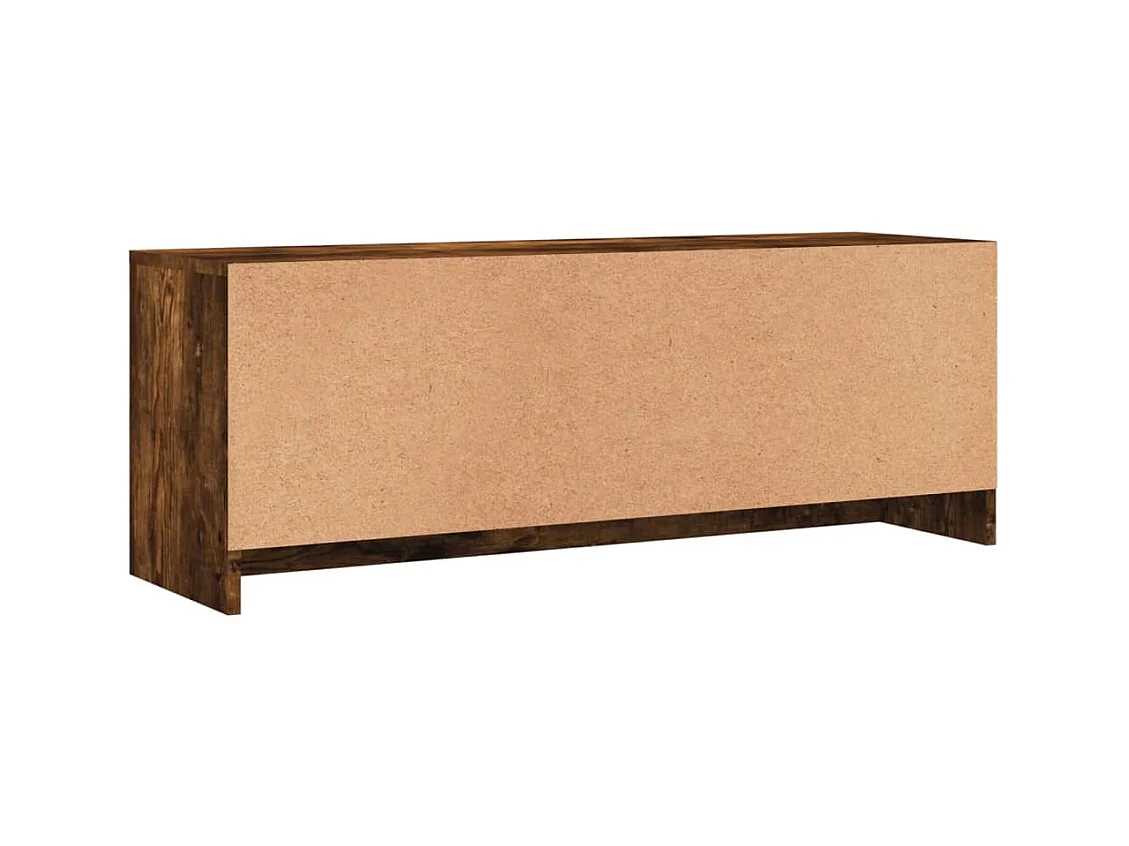 Jonah  Mueble de TV madera de ingeniería roble ahumado 102x30x37,5 cm