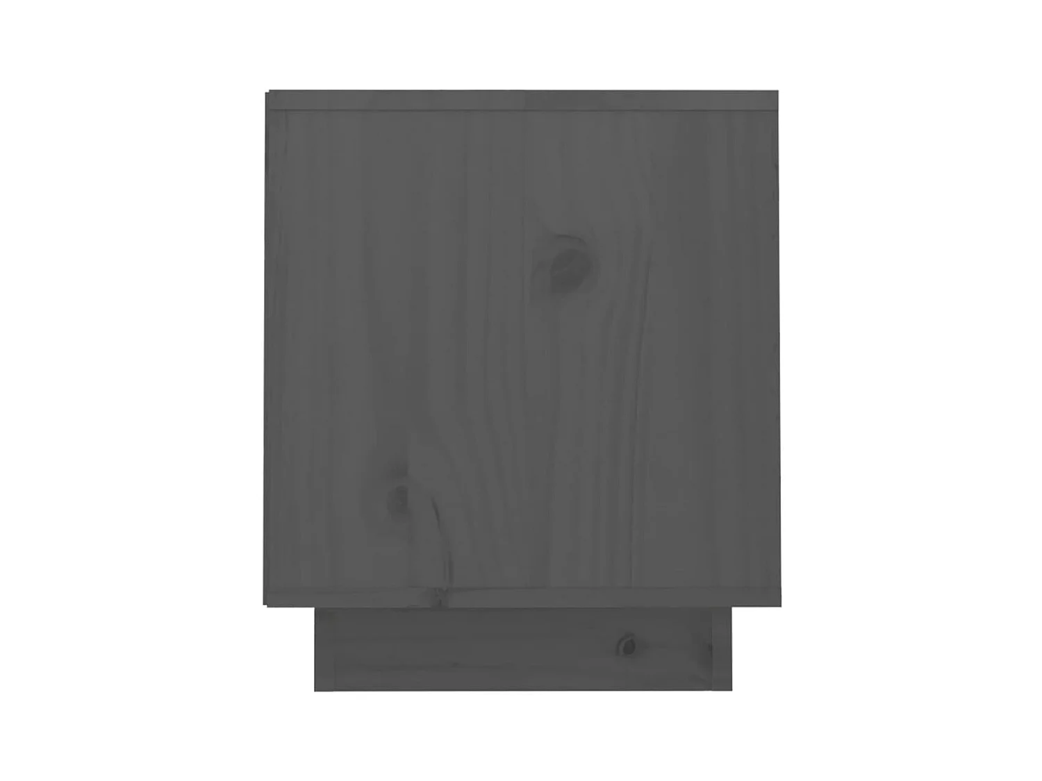 Patricia María  Tv-meubel 70x34x40 cm massief grenenhout grijs