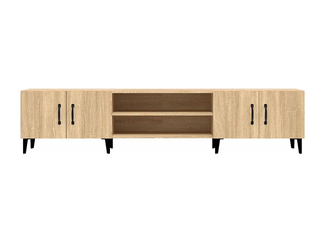 Odette  Tv-meubel Sonoma eiken 180x31,5x40 cm bewerkt hout