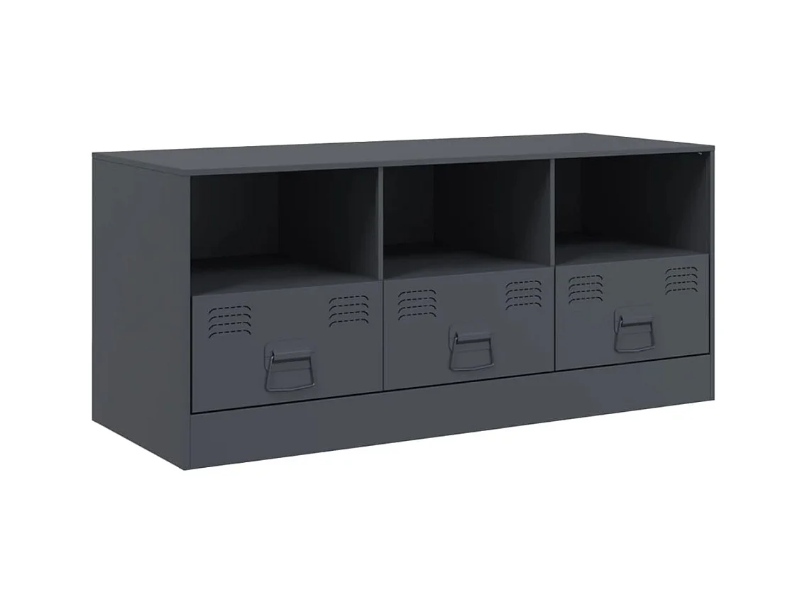 Dafina  Tv-meubel 99x39x44 cm staal antracietkleurig