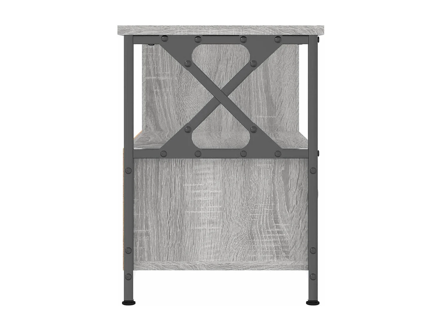 Sophie-Bernadette-Marie  Tv-meubel 90x33x45 cm bewerkt hout grijs sonoma eikenkleurig