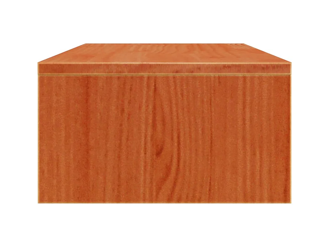Prolenta Premium -  Support de moniteur marron miel 50x27x15 cm bois de pin solide
