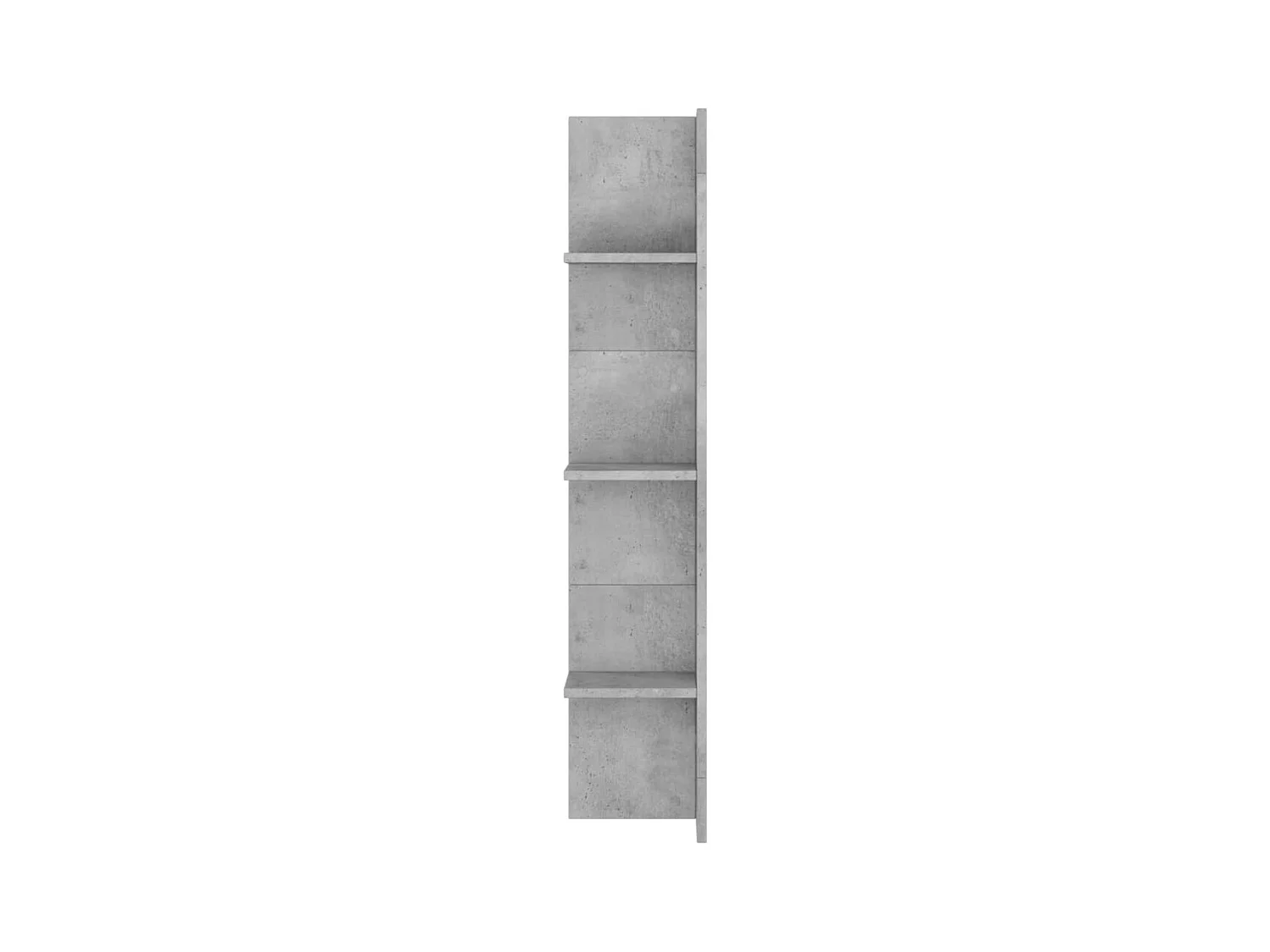 Mykdal  Meuble TV gris béton 152x22x113 cm bois d'ingénierie