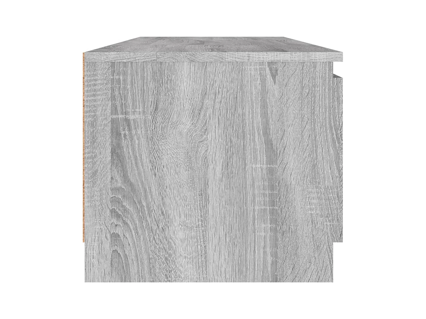 Kingman  Mueble de TV madera contrachapada gris Sonoma 140x40x35,5 cm