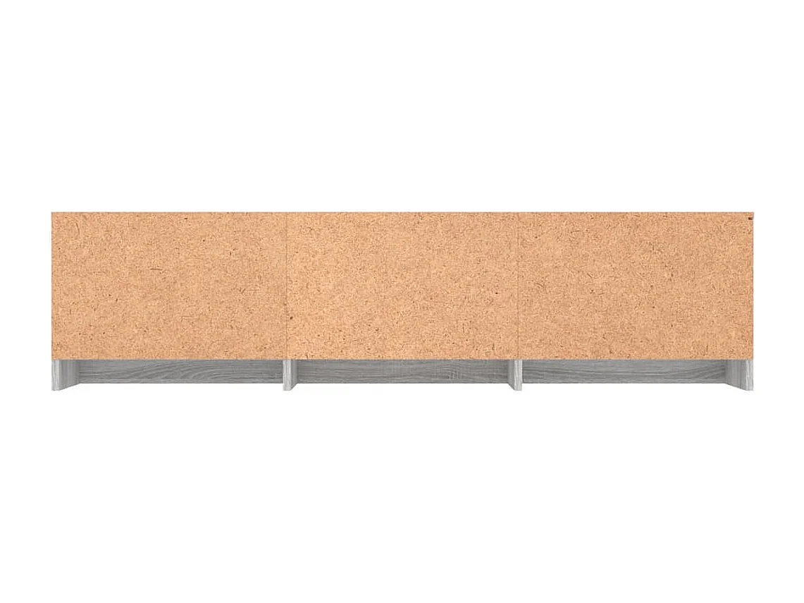 Kingman  Meuble TV Sonoma gris 140x40x35,5 cm Bois d'ingénierie