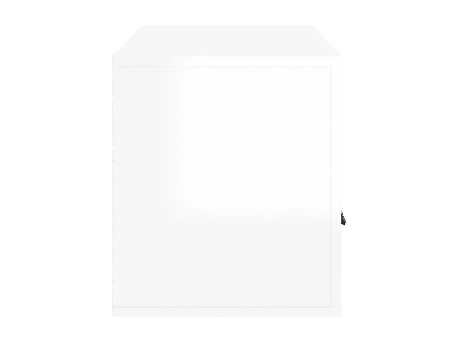 Monster  Meuble TV Blanc brillant 100x35x40 cm Bois d'ingénierie