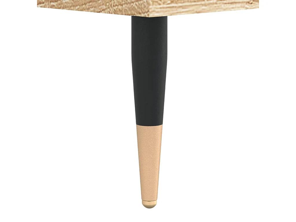 Wyren  Tv-meubel 150x30x44,5 cm bewerkt hout sonoma eikenkleurig