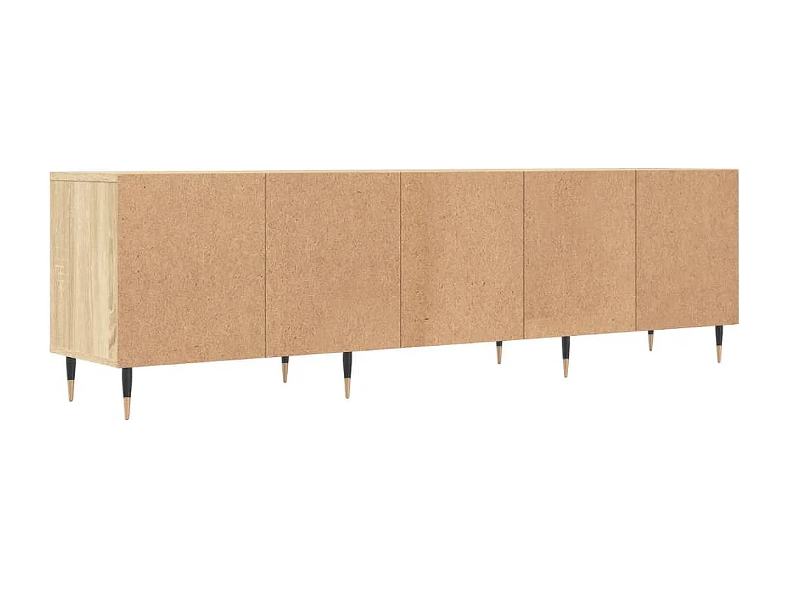 Wyren  Meuble TV chêne sonoma 150x30x44,5 cm bois d'ingénierie