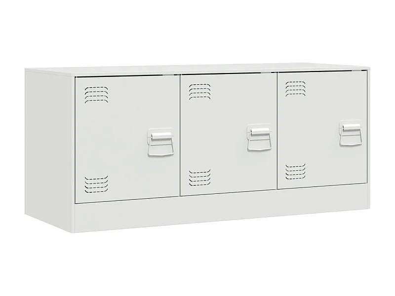 Ovdir  Tv-meubel 99x39x44 cm staal wit