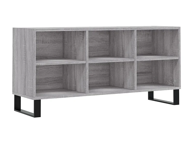 Adolfo  Meuble TV sonoma gris 103,5x30x50 cm bois d'ingénierie