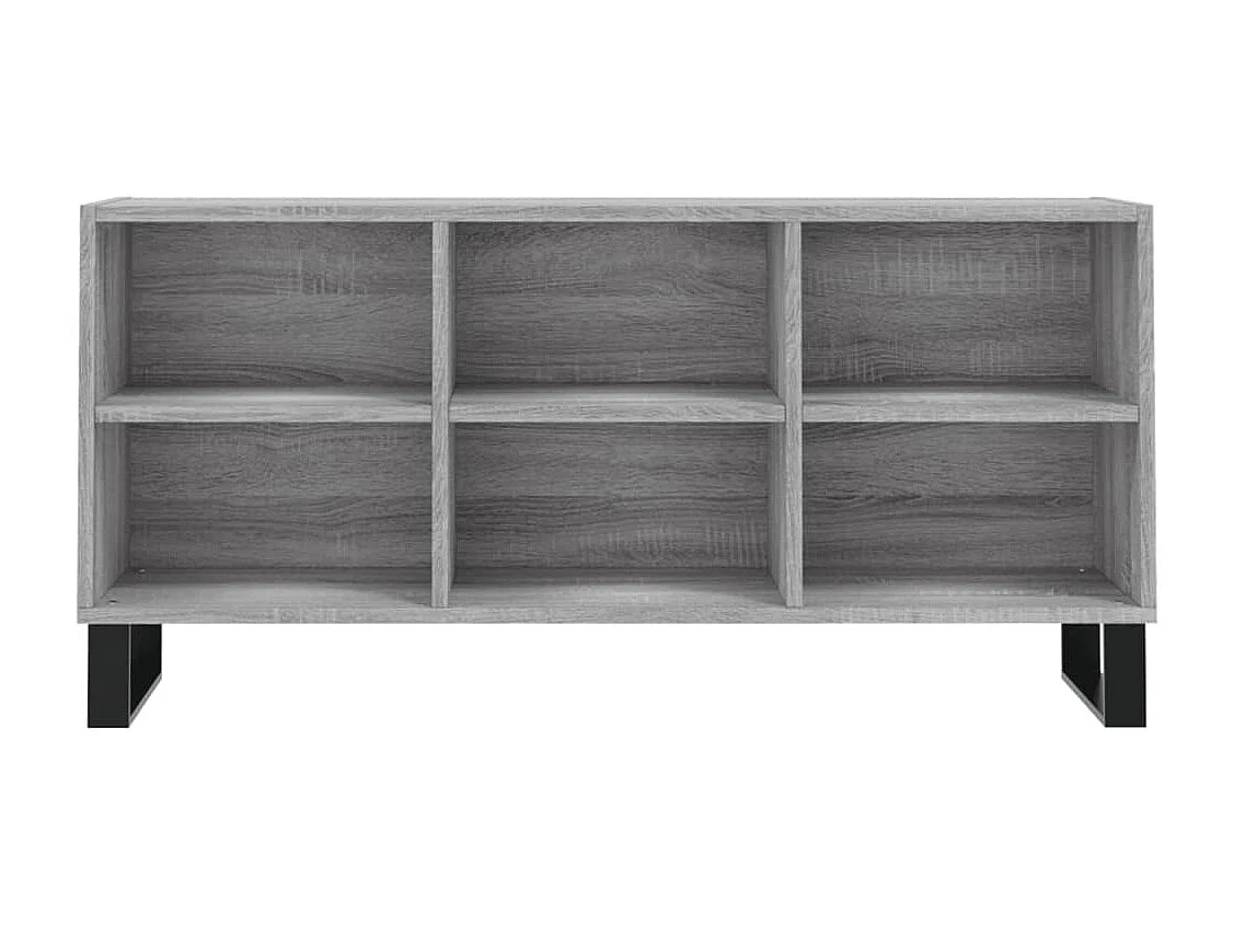 Adolfo  Meuble TV sonoma gris 103,5x30x50 cm bois d'ingénierie