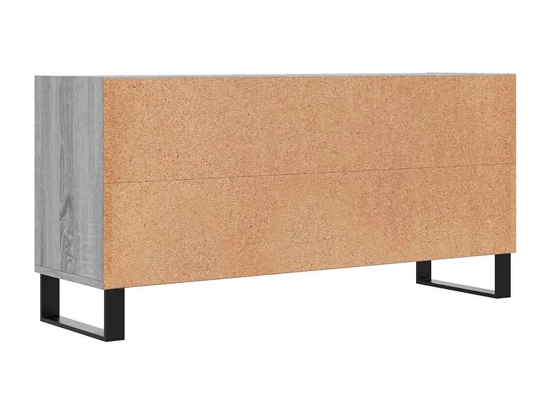 Adolfo  Meuble TV sonoma gris 103,5x30x50 cm bois d'ingénierie