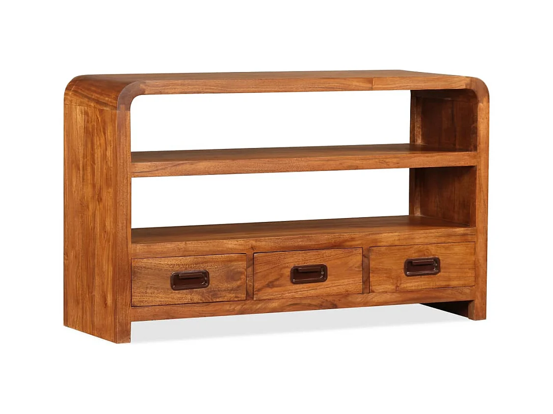 Garden Furniture -  Tv-meubel 90x30x55 cm massief acaciahout