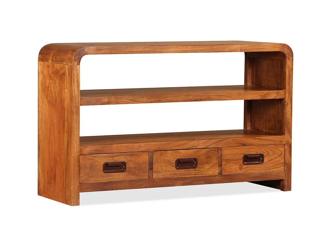 Garden Furniture -  Tv-meubel 90x30x55 cm massief acaciahout