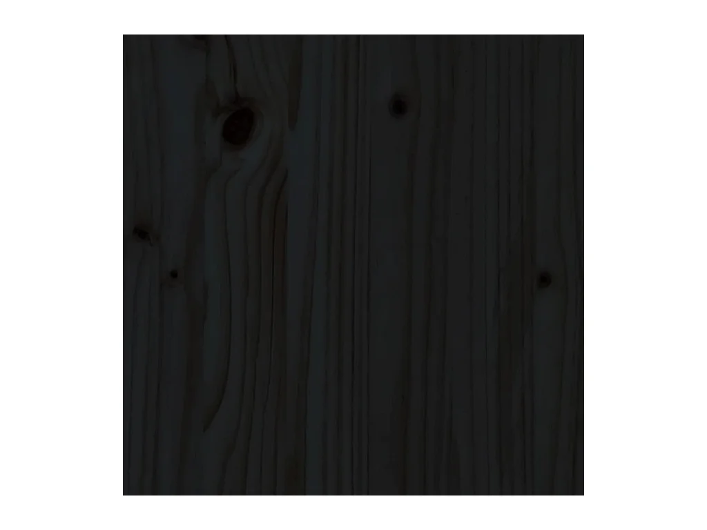 François-Paul  Tv-meubel 74x35x44 cm massief grenenhout zwart