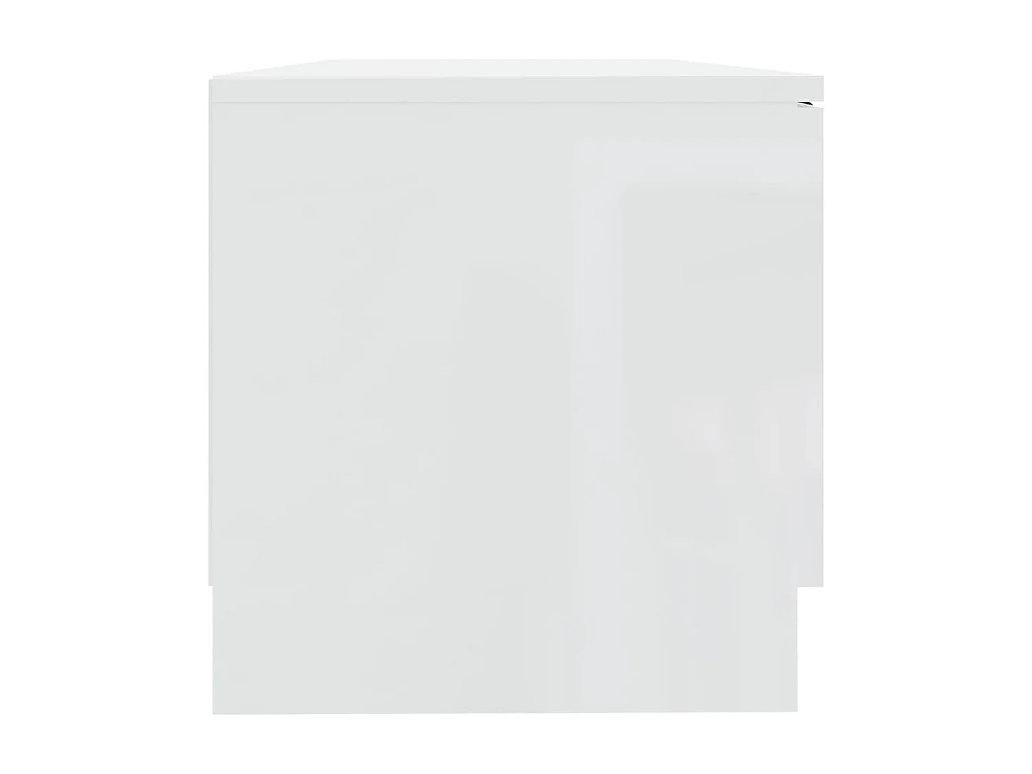 Bryvra  Tv-meubels 2 st 80x35x36,5 cm bewerkt hout hoogglans wit