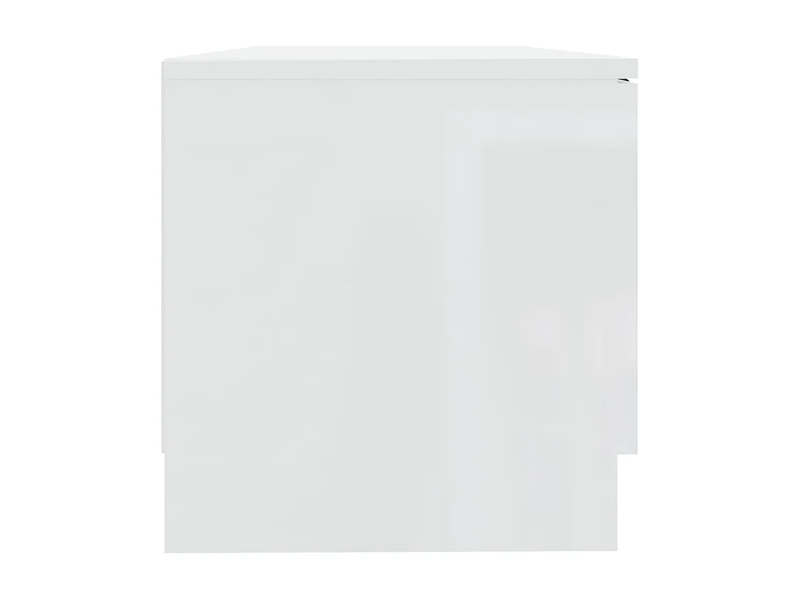 Bryvra  Meubles TV 2 pcs Blanc brillant 80x35x36,5 cm Bois d'ingénierie