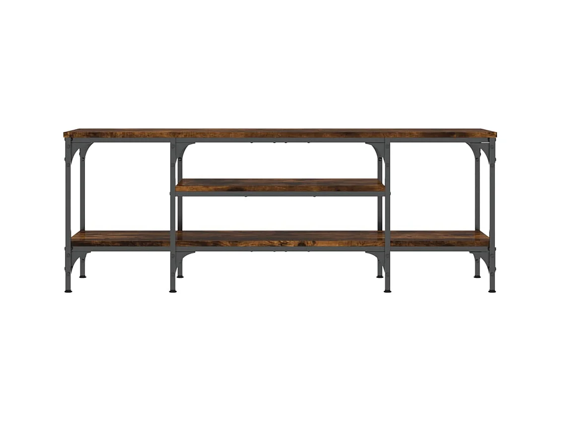 Numa  Mueble TV madera ingeniería y erro roble ahumado 121x35x45 cm