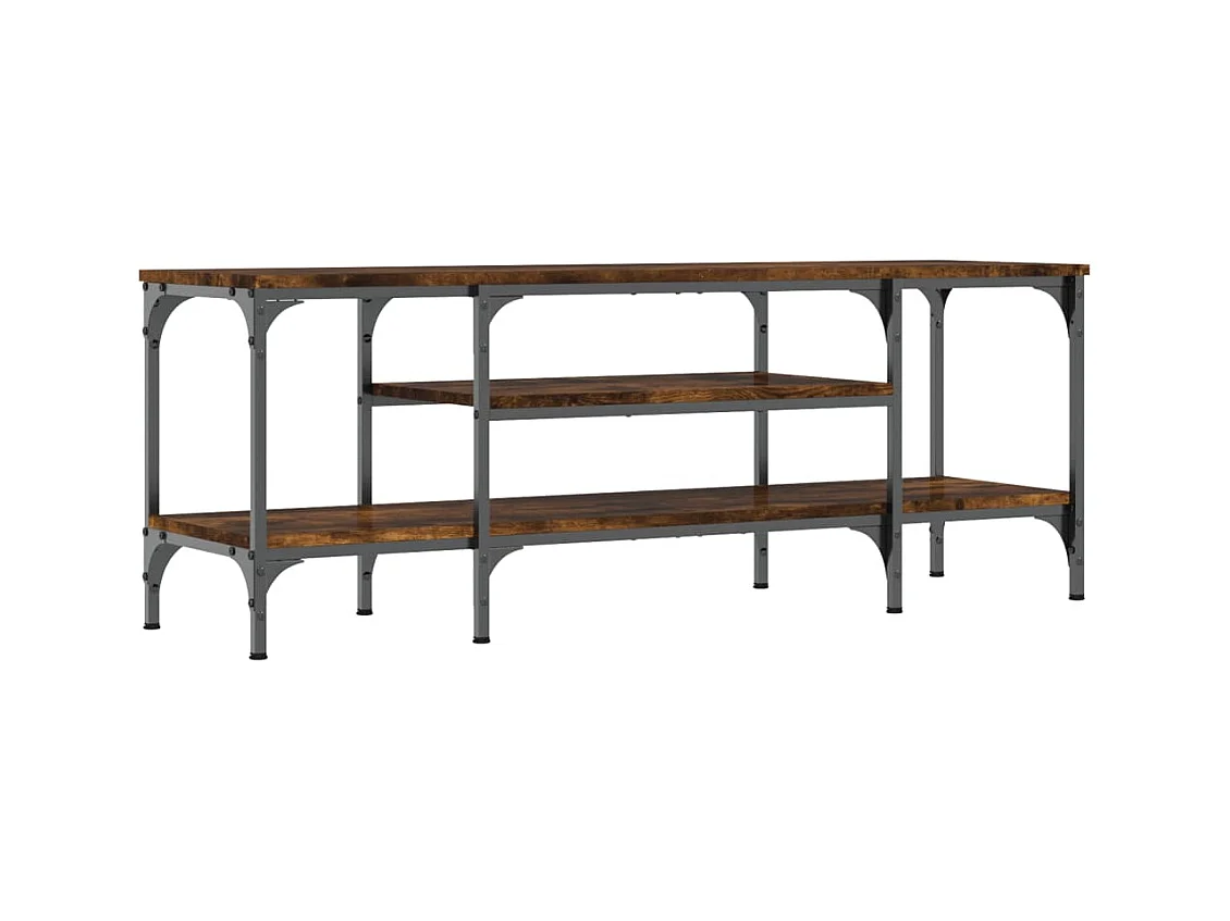 Numa  Mueble TV madera ingeniería y erro roble ahumado 121x35x45 cm