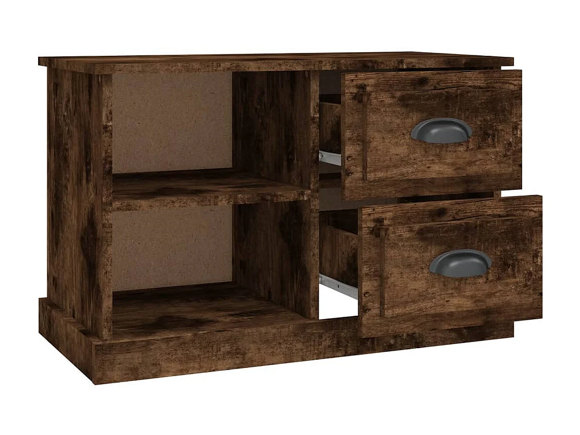 Landisville  Tv-meubel 73x35,5x47,5 cm bewerkt hout gerookt eikenkleurig