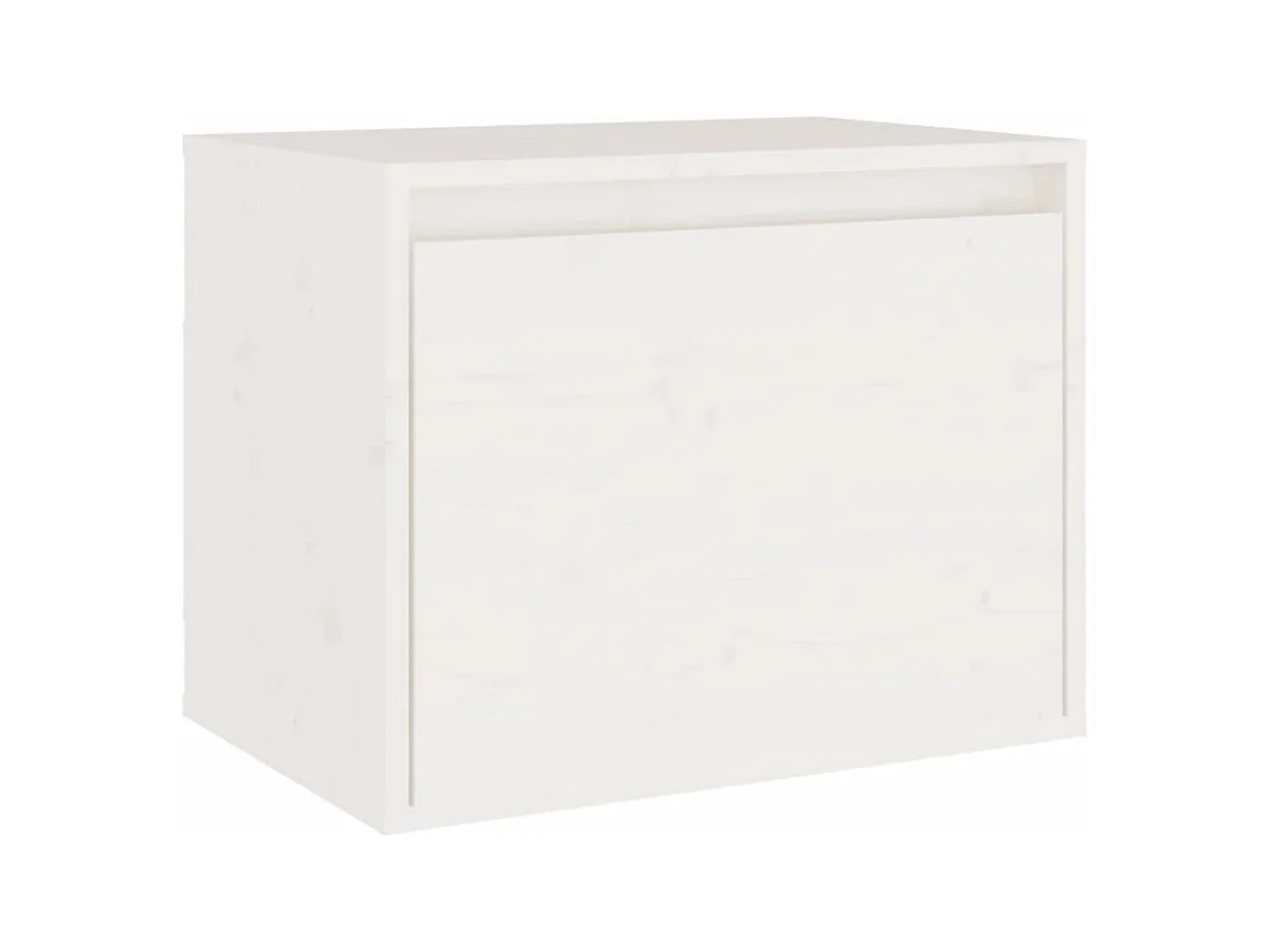 Skagen  Muebles para TV 4 piezas madera maciza de pino blanco