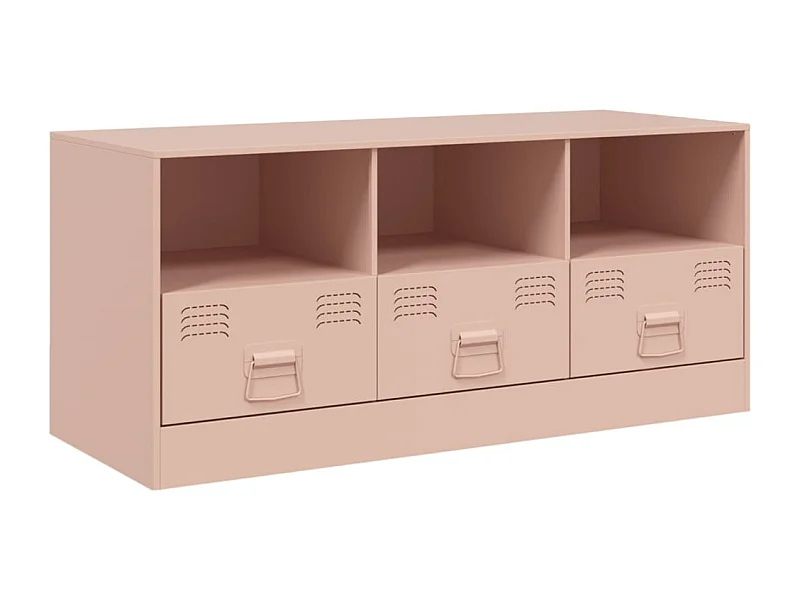 Dafina  Tv-meubel 99x39x44 cm staal roze