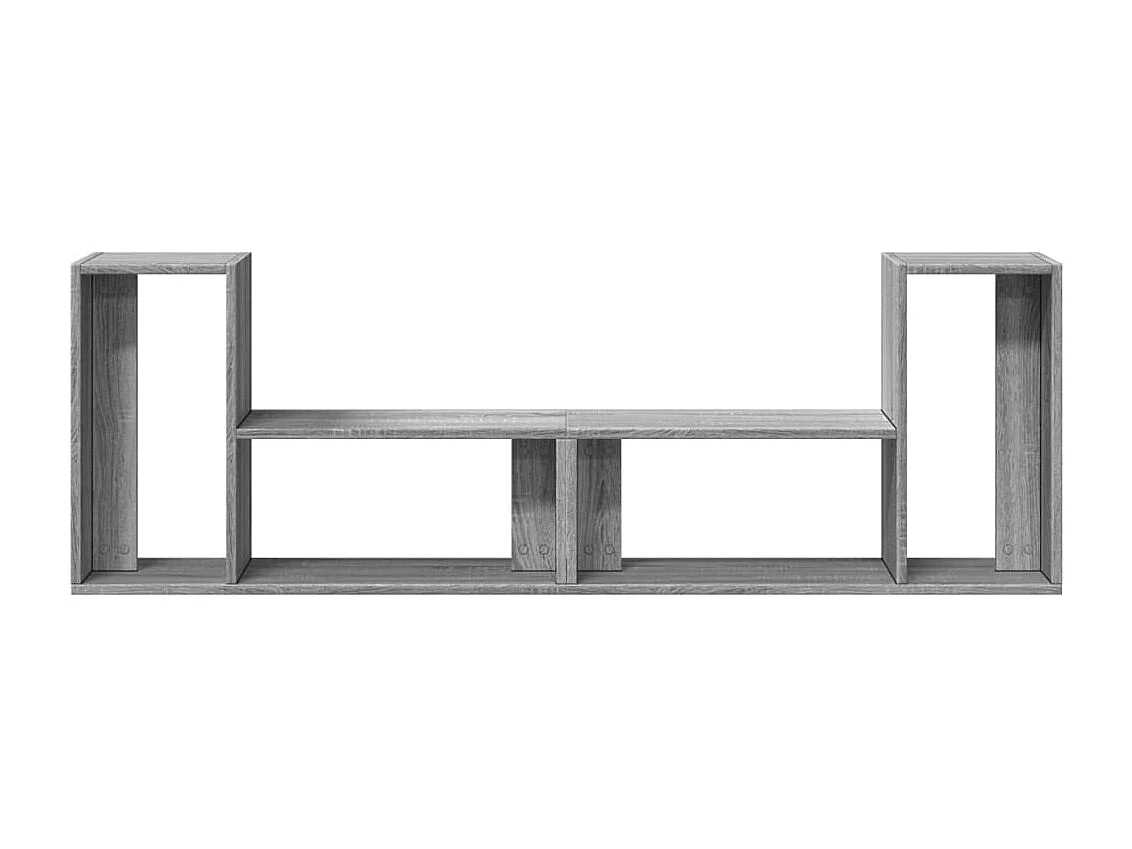 Dunmore  Meubles TV 2 pcs sonoma gris 75x30x50 cm bois d'ingénierie