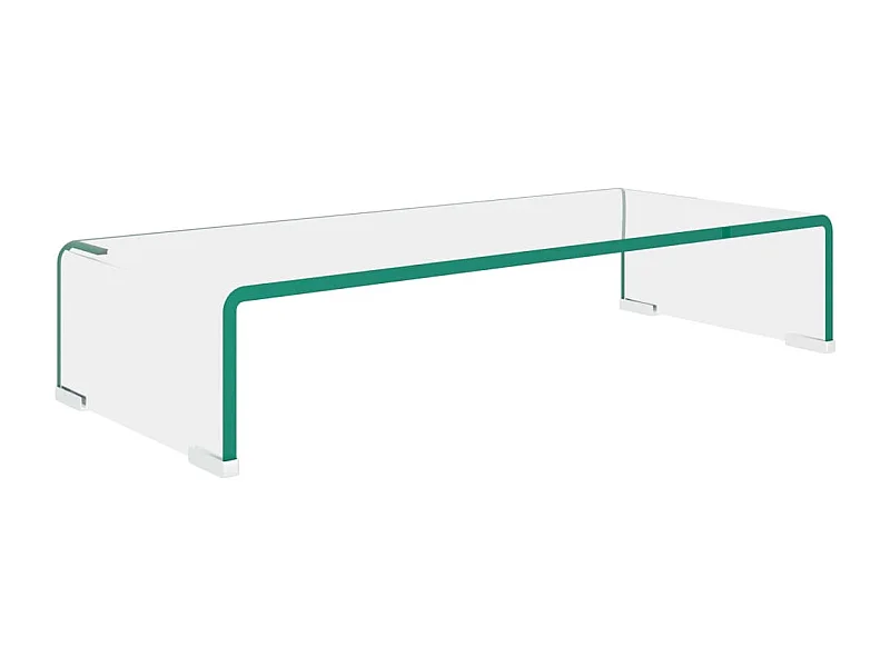 Fall River  TV-meubel/monitorverhoger transparant 60x25x11 cm glas