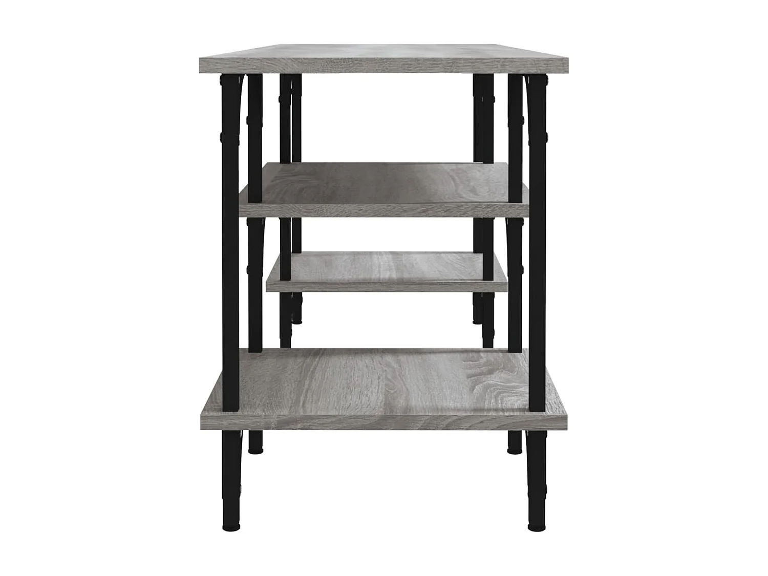 Tynir  Meuble TV sonoma gris 102x35x45,5 cm bois d'ingénierie