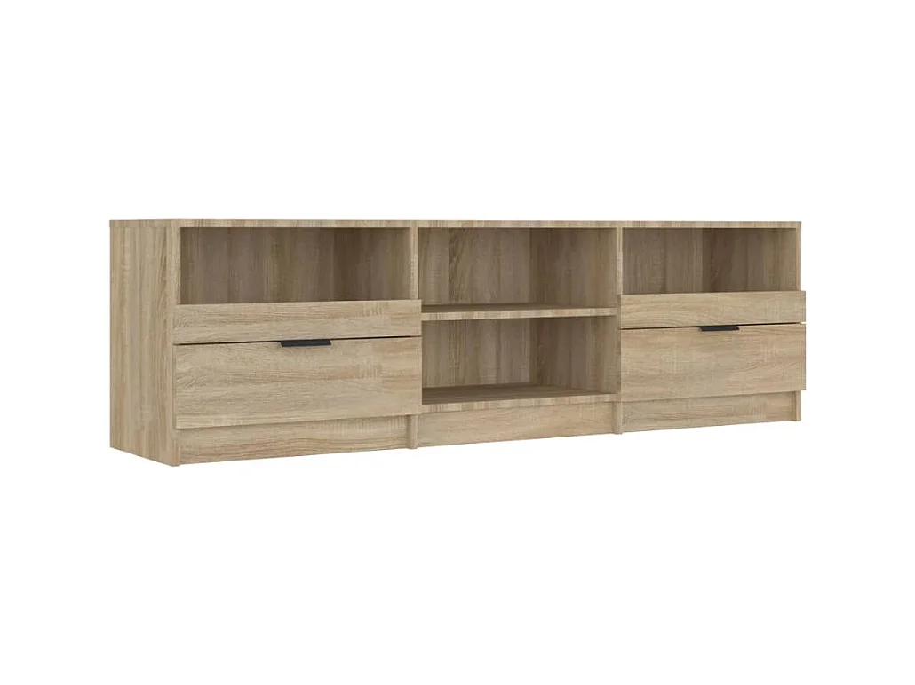Stacy  Meuble TV Chêne sonoma 150x33,5x45 cm Bois d'ingénierie