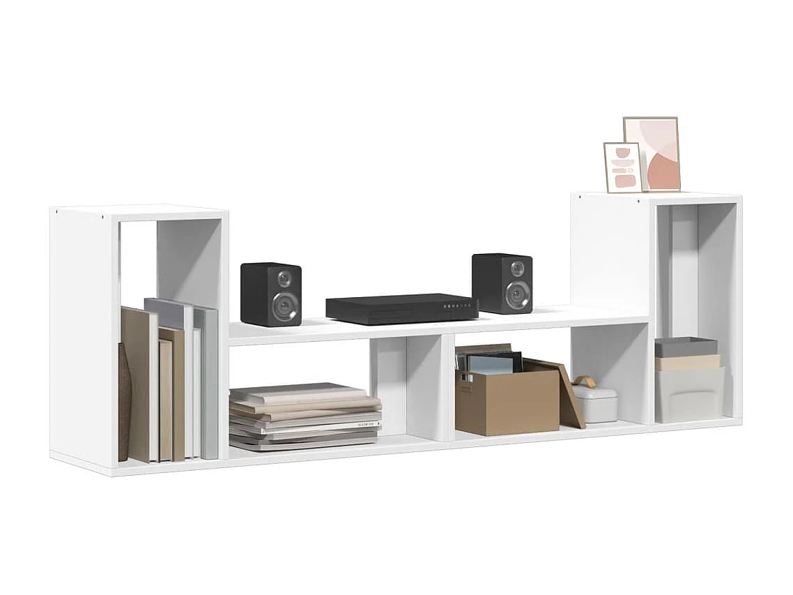 Dunmore  Meubles TV 2 pcs blanc 75x30x50 cm bois d'ingénierie