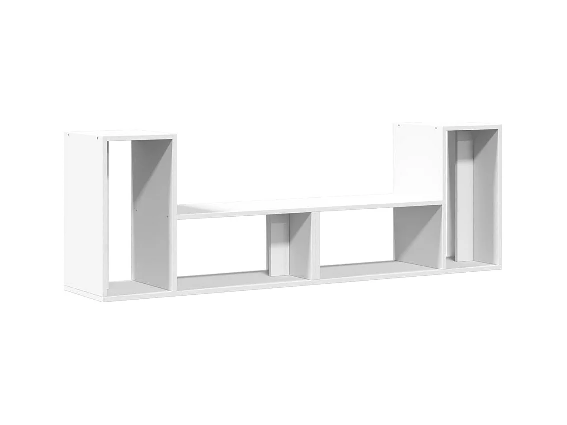 Dunmore  Tv-meubelen 2 st 75x30x50 cm bewerkt hout wit