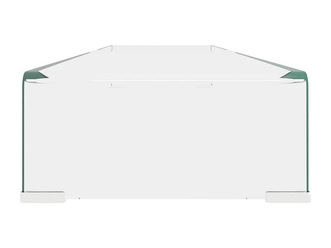 Fall River  Meuble TV/pour moniteur 120x30x13 cm verre transparent