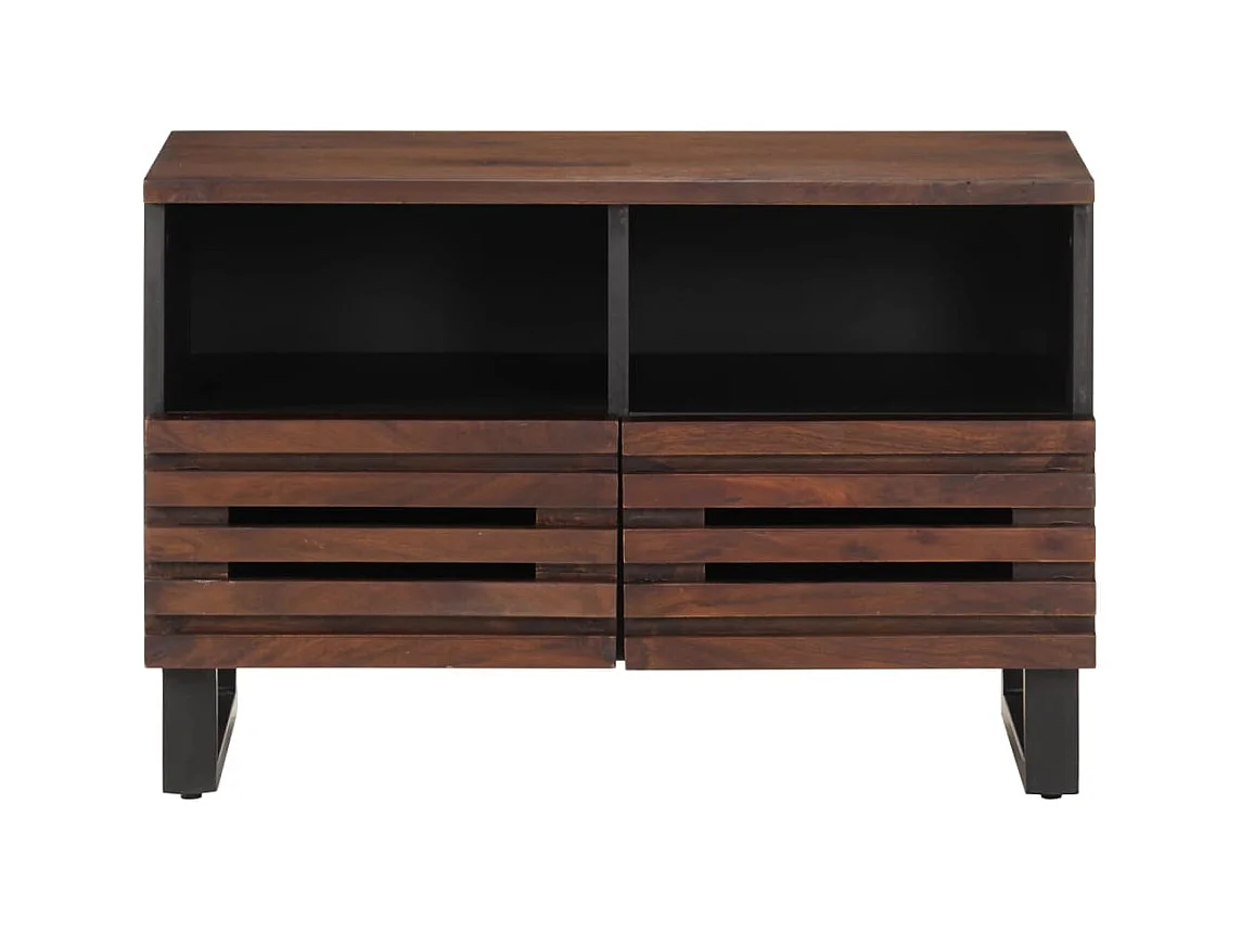 Jean-Paul-Marc  Meuble TV marron 70x34x46 cm bois massif de manguier