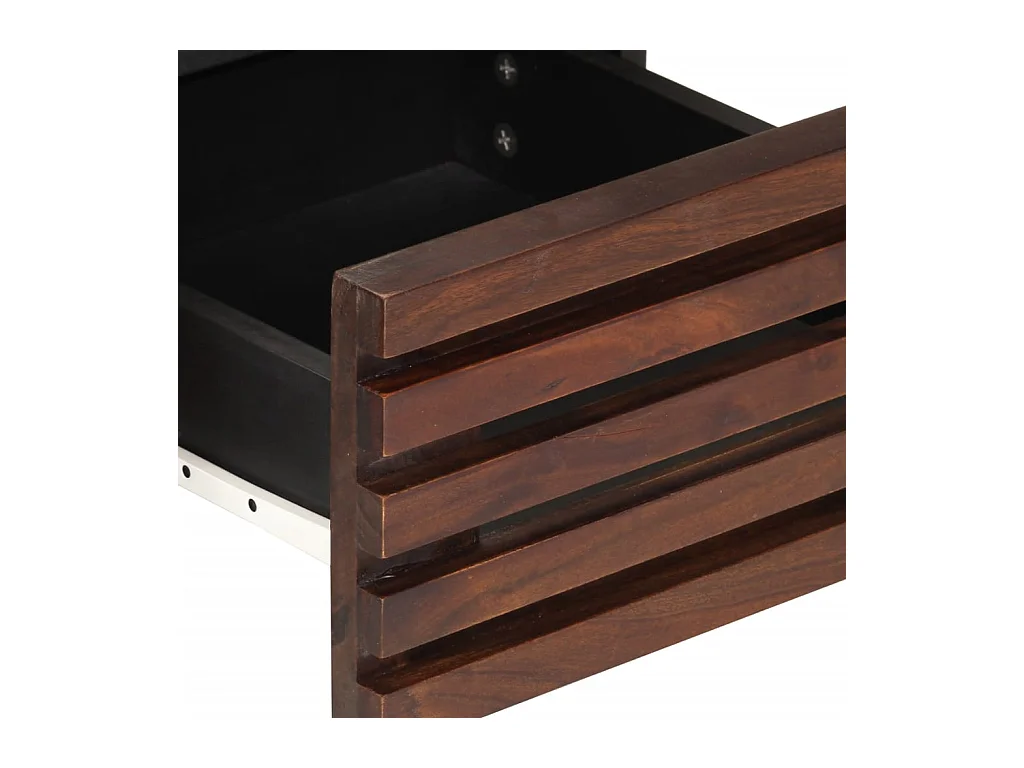 Jean-Paul-Marc  Meuble TV marron 70x34x46 cm bois massif de manguier