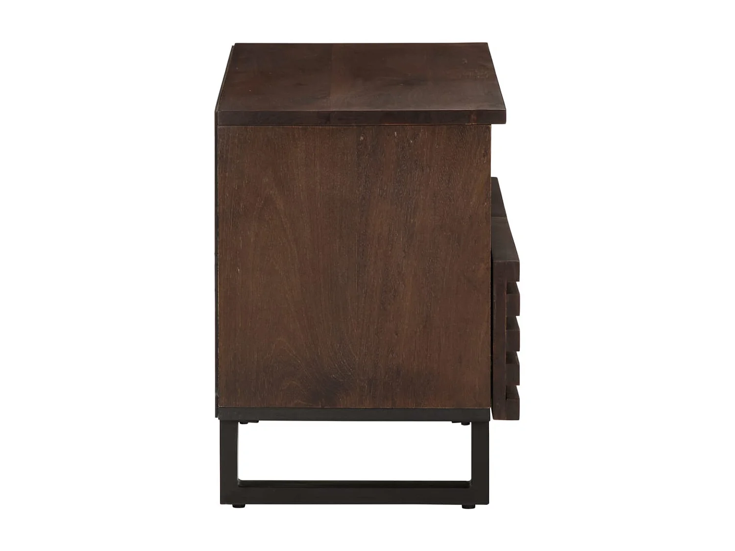 Jean-Paul-Marc  Mueble de TV madera maciza mango marrón 70x34x46 cm