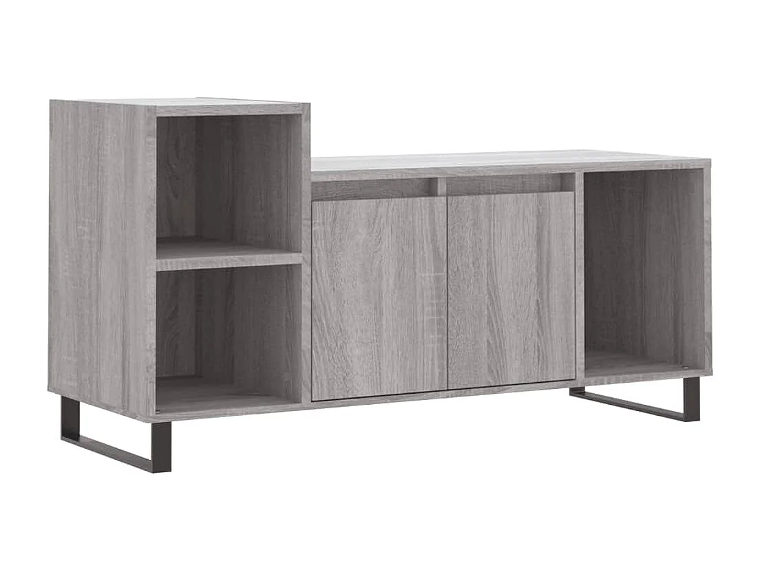 Pelkosenniemi  Meuble TV Sonoma gris 100x35x55 cm Bois d'ingénierie