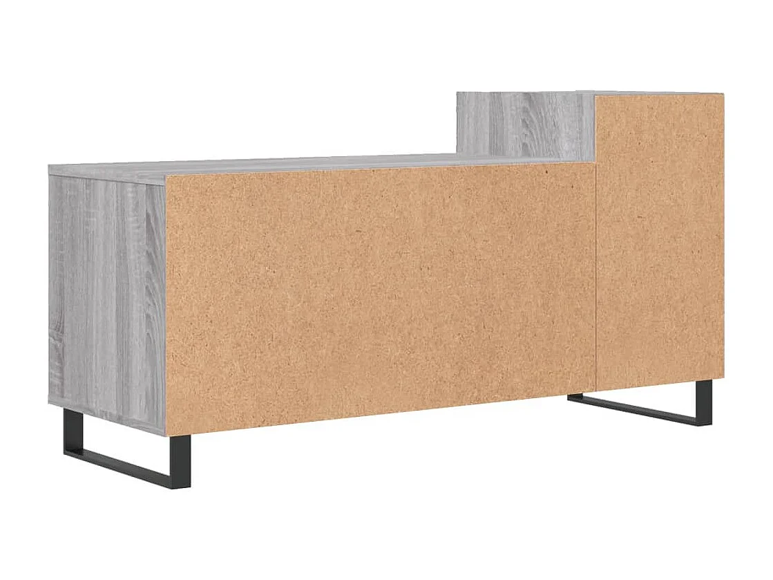 Pelkosenniemi  Meuble TV Sonoma gris 100x35x55 cm Bois d'ingénierie