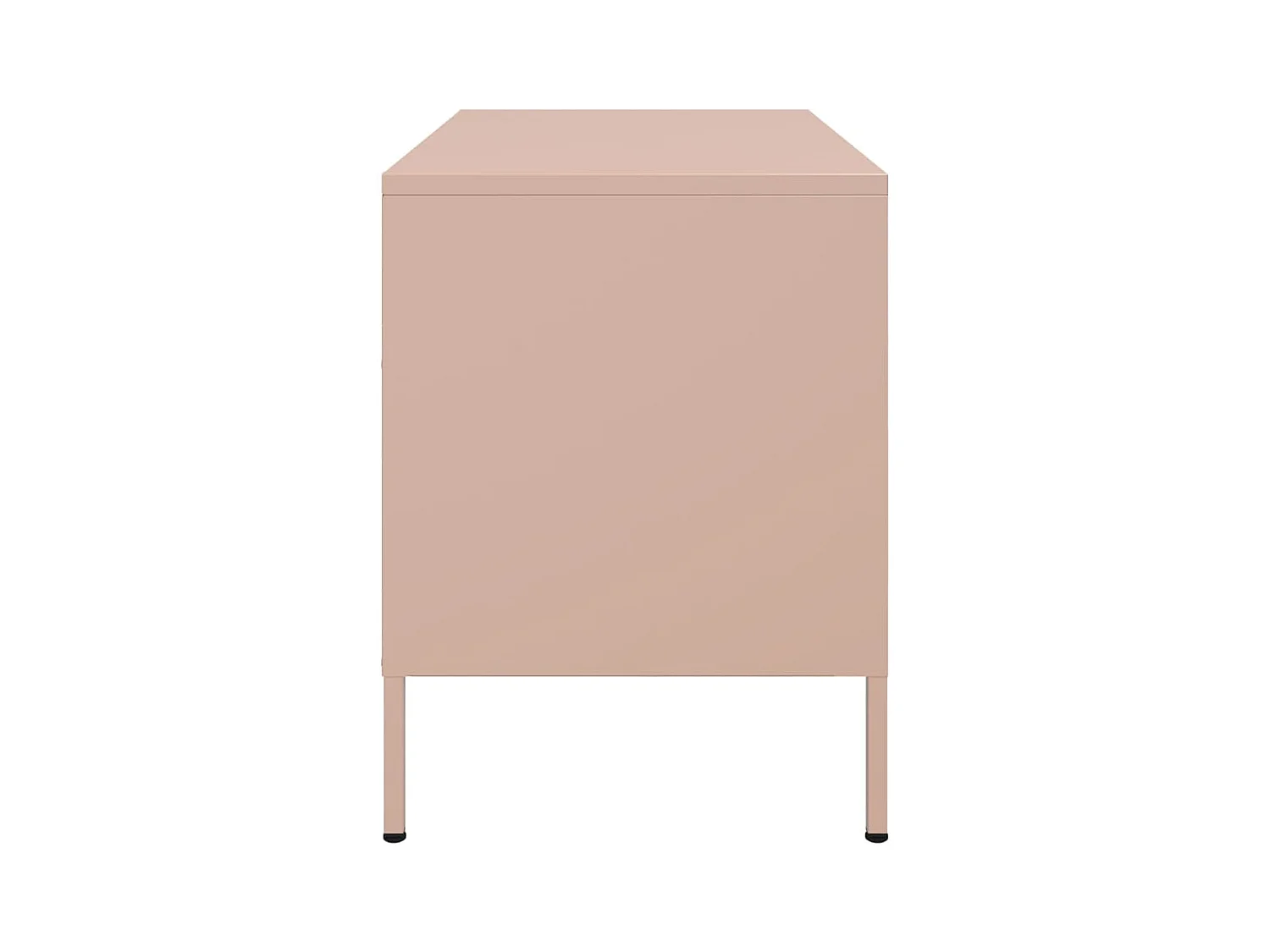 Neris  Meubles TV 2 pcs rose 68x39x50,5 cm acier