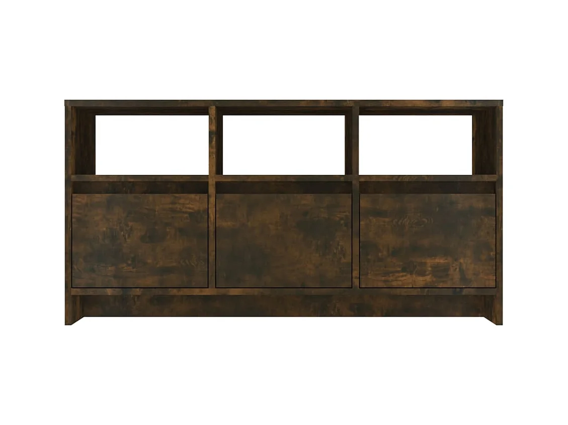 Skorva  Meuble TV Chêne fumé 102x37,5x52,5 cm Bois d'ingénierie