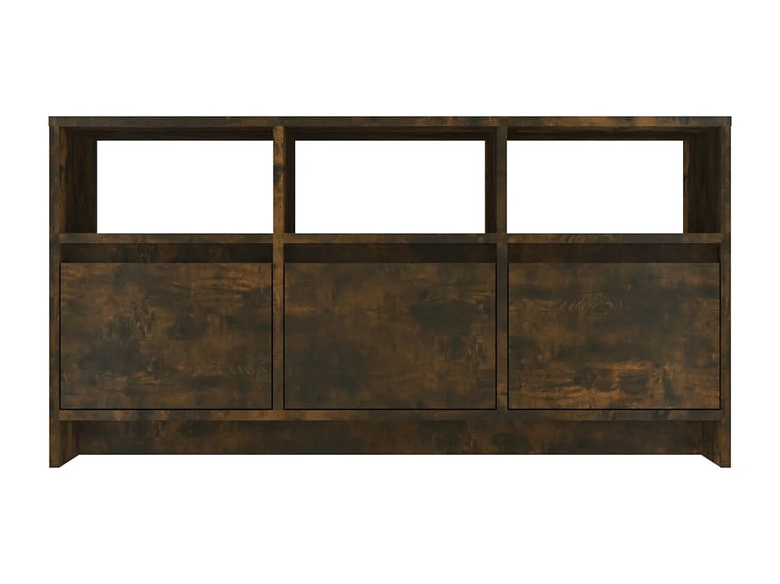 Skorva  Meuble TV Chêne fumé 102x37,5x52,5 cm Bois d'ingénierie