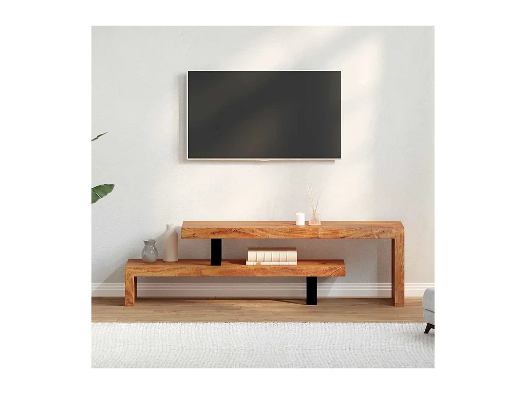 Claire-Marie-Ange  Meuble TV Bois d'acacia massif