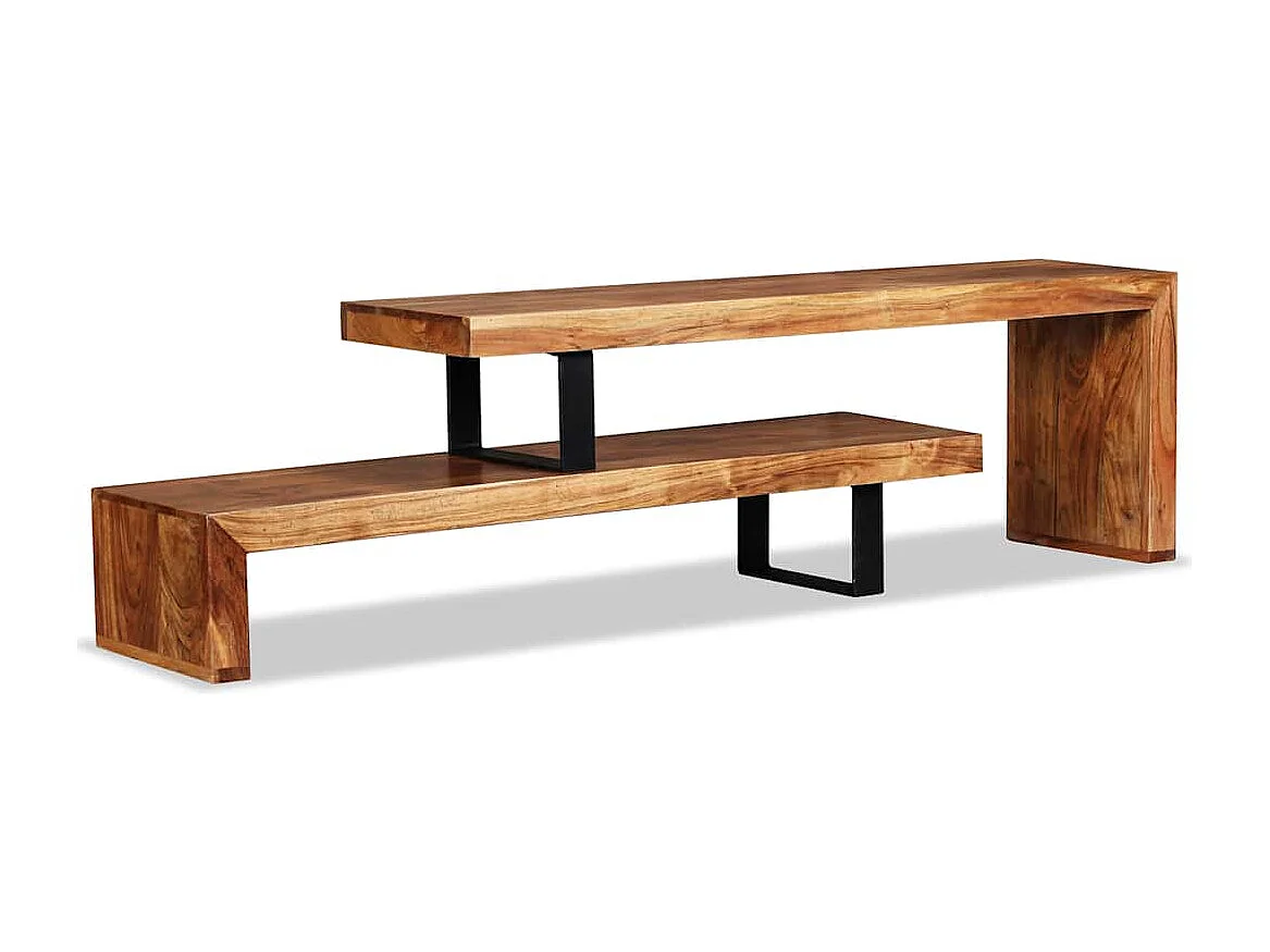 Claire-Marie-Ange  Meuble TV Bois d'acacia massif