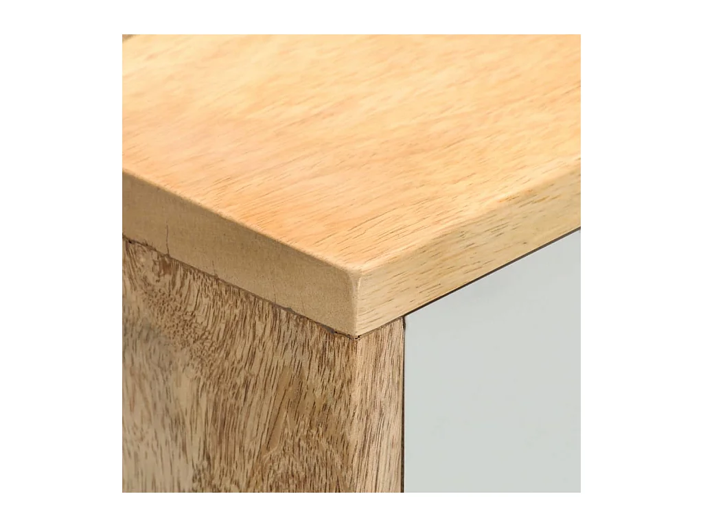 Garden Furniture -  Meuble TV 110x35x48 cm Bois de manguier massif