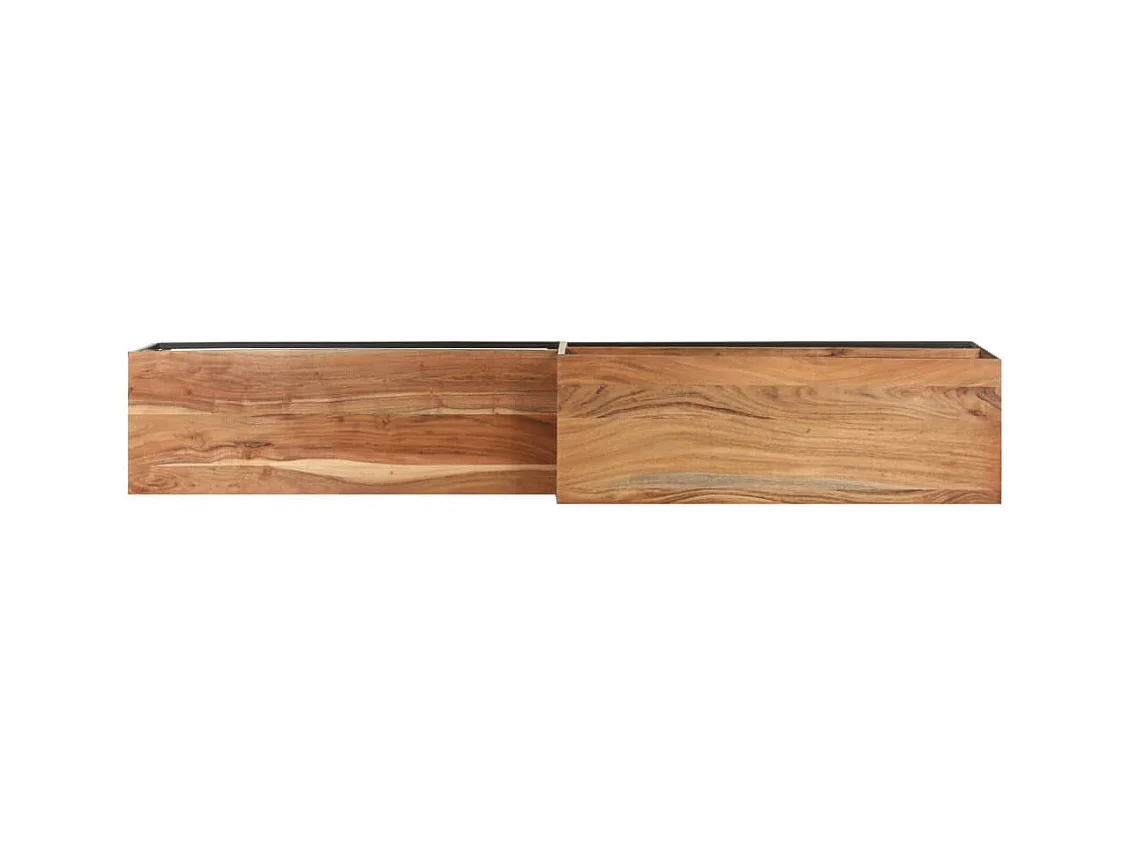 Øyunn  Meuble TV 180x30x50 cm Bois d'acacia massif