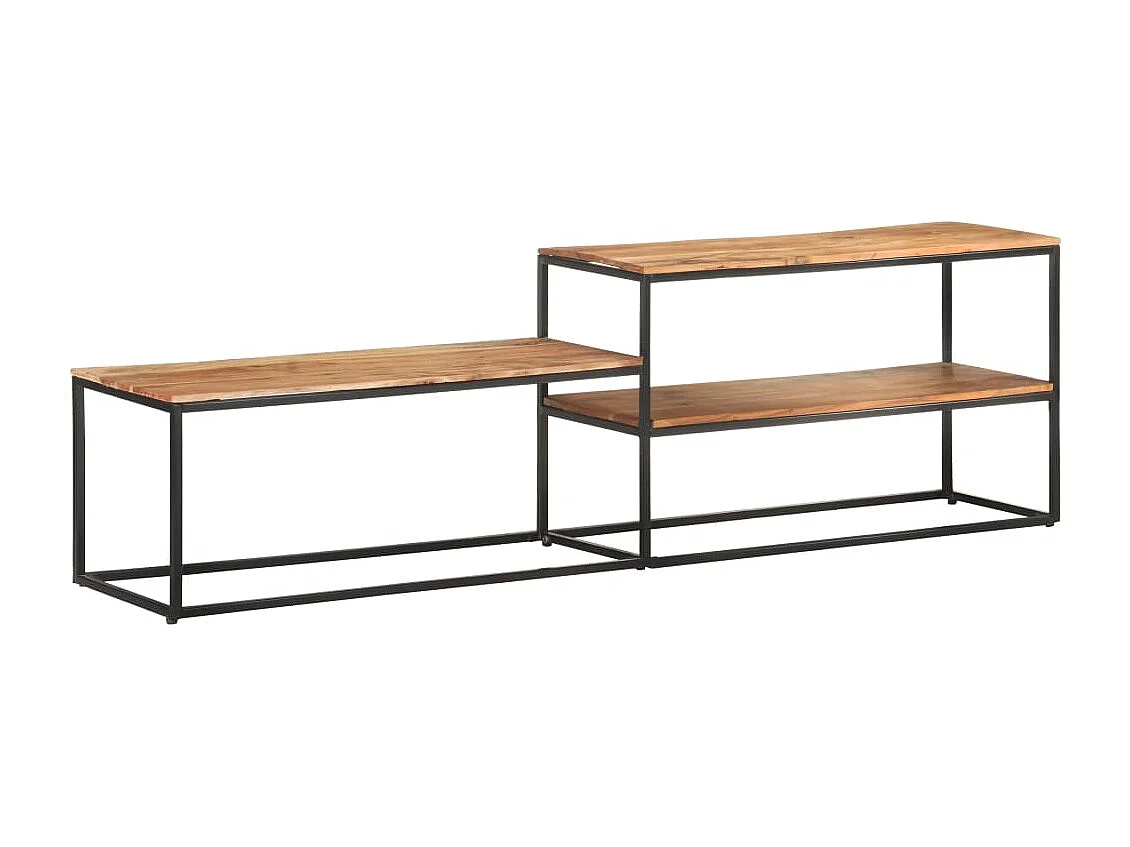 Øyunn  Meuble TV 180x30x50 cm Bois d'acacia massif